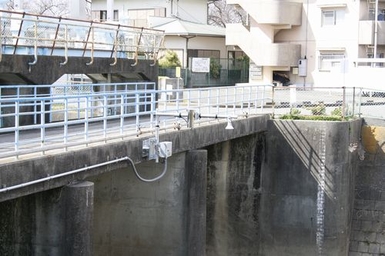 静岡県袋井土木事務所　　　　　　　　　　　　　　　　　　　　　　　　沖之川水位観測所