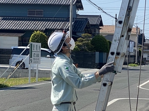 作業は必ず二人一組で
