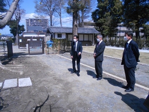 視察の様子