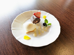 ランチ料理のデザート
