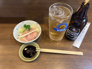 とある焼鳥屋で一杯