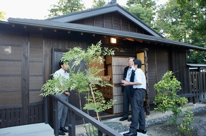 万斛庄屋公園 阿茶亭にて