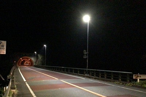 施工した道路照明です