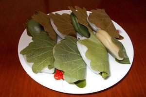 「かしわ餅四種」 春華堂