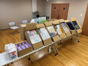 障害者支援施設への寄付品