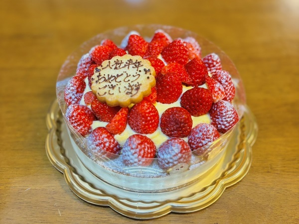 祝いのケーキ