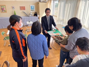 浜松視覚特別支援学校サツマイモ収穫体験お礼状受取り