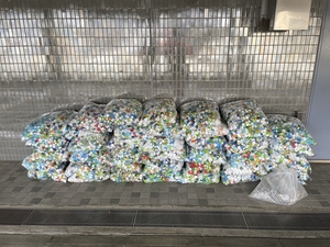 エコキャップ80,000個<br />
プルタブ10,000g