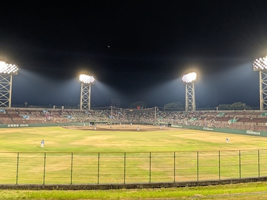 浜松球場夜間照明ＬＥＤ化工事